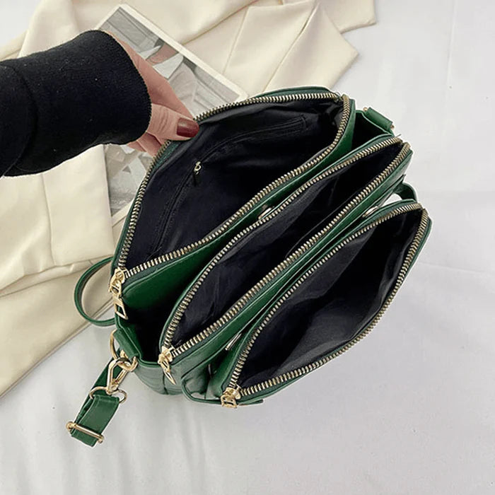 EliteBag - Leren crossbody schoudertassen
