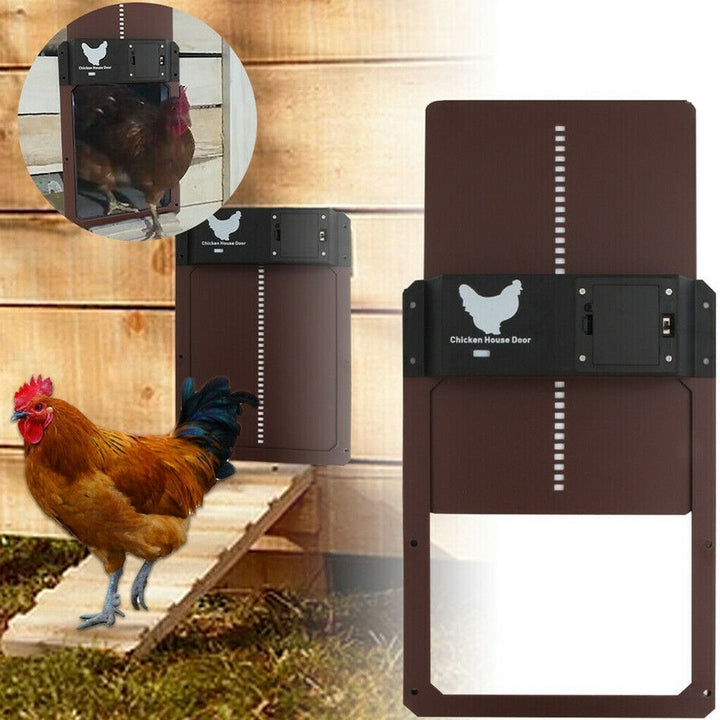 FarmGate - Automatische kippenhokdeur met waterbestendig ontwerp en betrouwbare stroomvoorziening