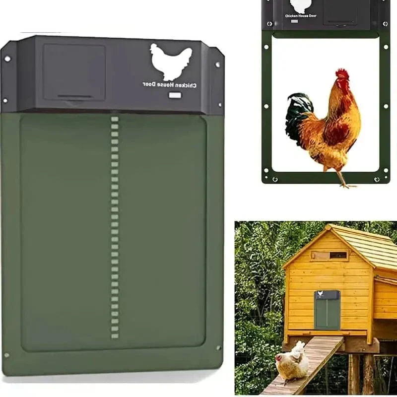 FarmGuard – Automatische kippenhokpoort voor gemakkelijke toegang en veiligheid