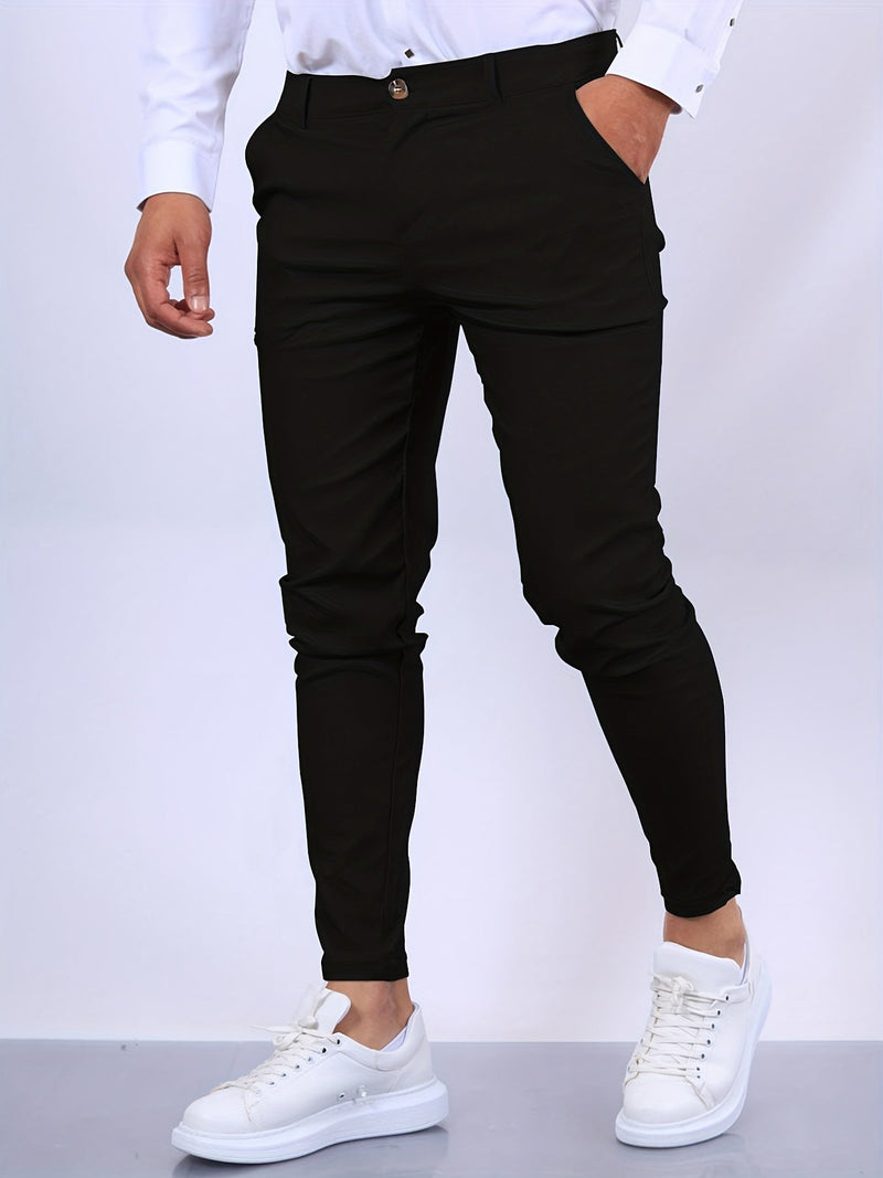 Henry - Slim-Fit broek met zijzakken