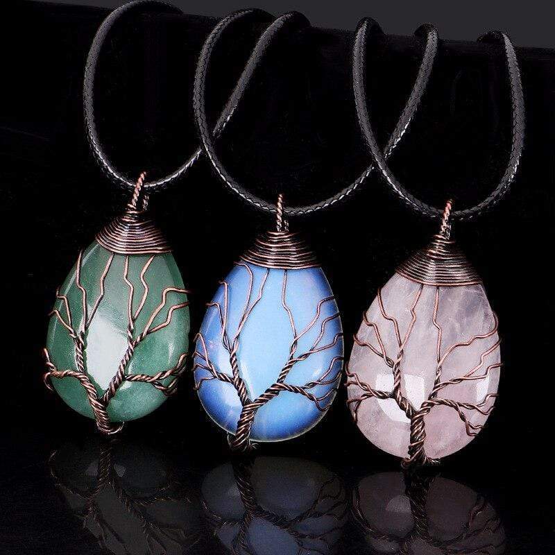 Seraphina – Boom wrap fruppel hanger ketting met vloeiende vorm en symbolische charme