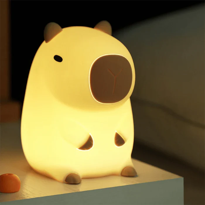 CocoGlow - Schattig Capibara Nachtlampje met Verstelbare Gloed