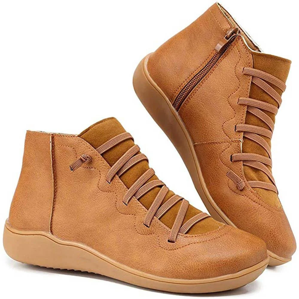 Alana - Leichte rutschfeste Stiefel mit Seitenreißverschluss