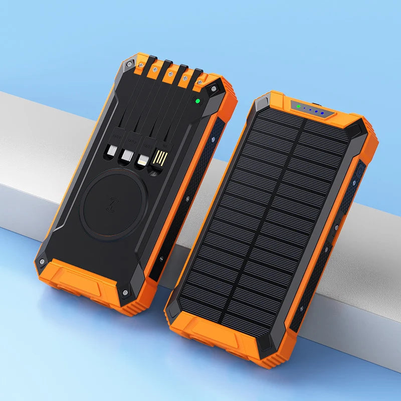 SunCharge - Powerbank op zonne-energie met meerdere laadpoorten
