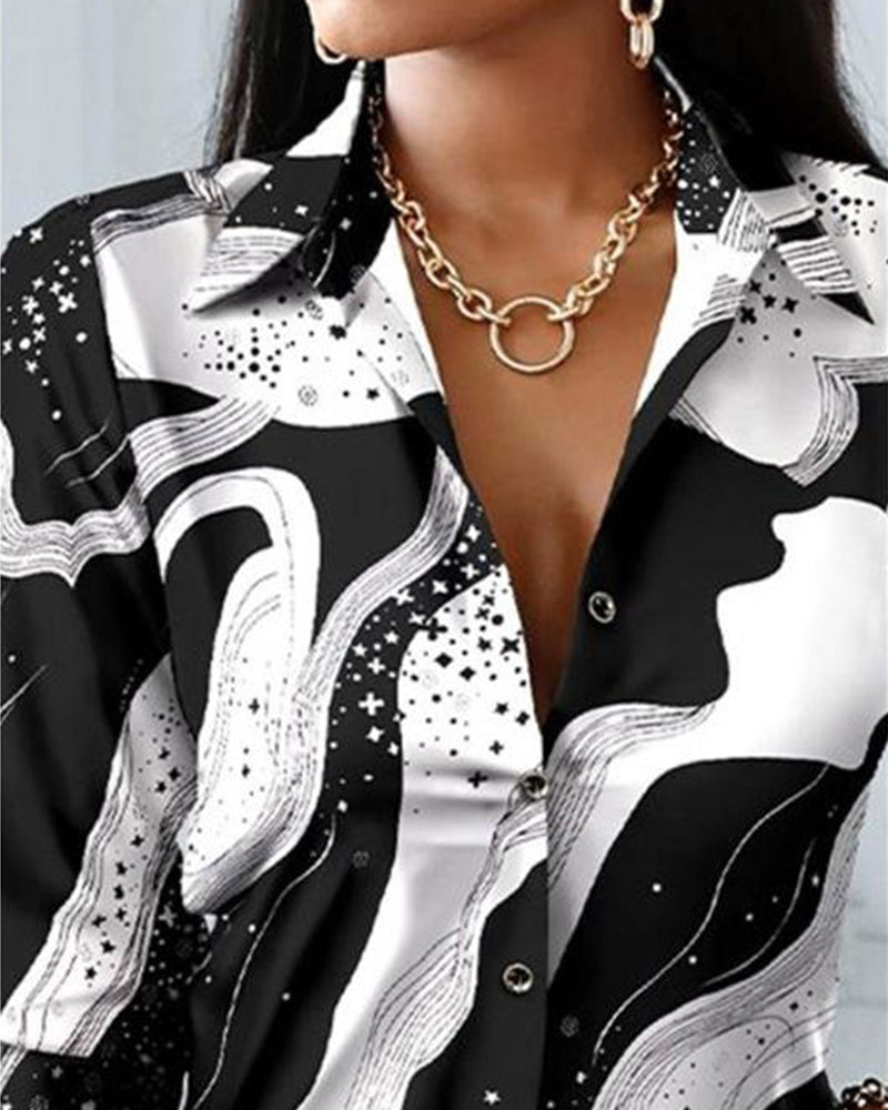Olivia – Elegant overhemd met lange mouwen en knoopsluiting