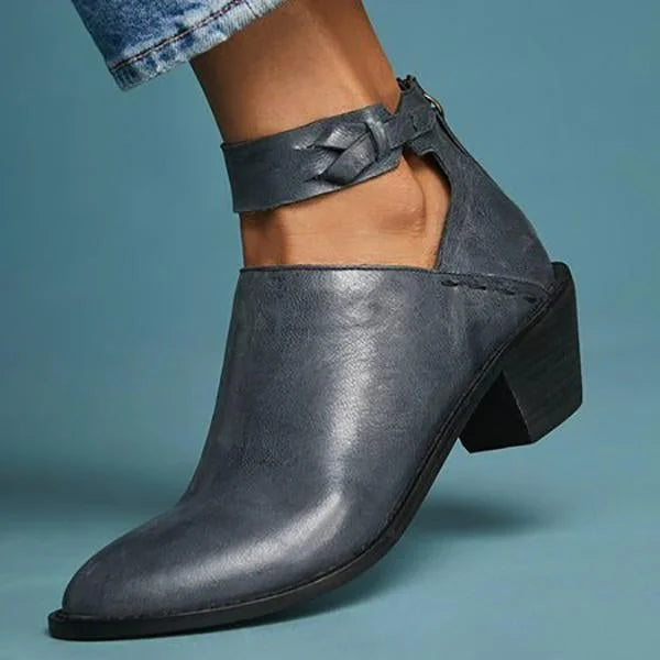 Amara - Stijlvolle Schoenen met Hak en Ritssluiting