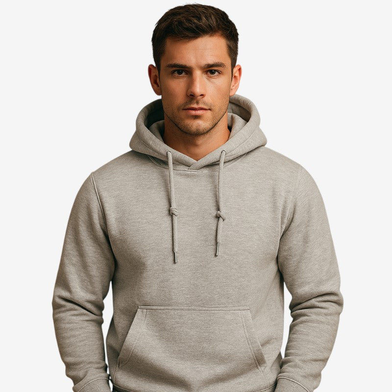 Jason - Lange Mouw Hoodie met Verstelbare Kap en Meerdere Zakjes