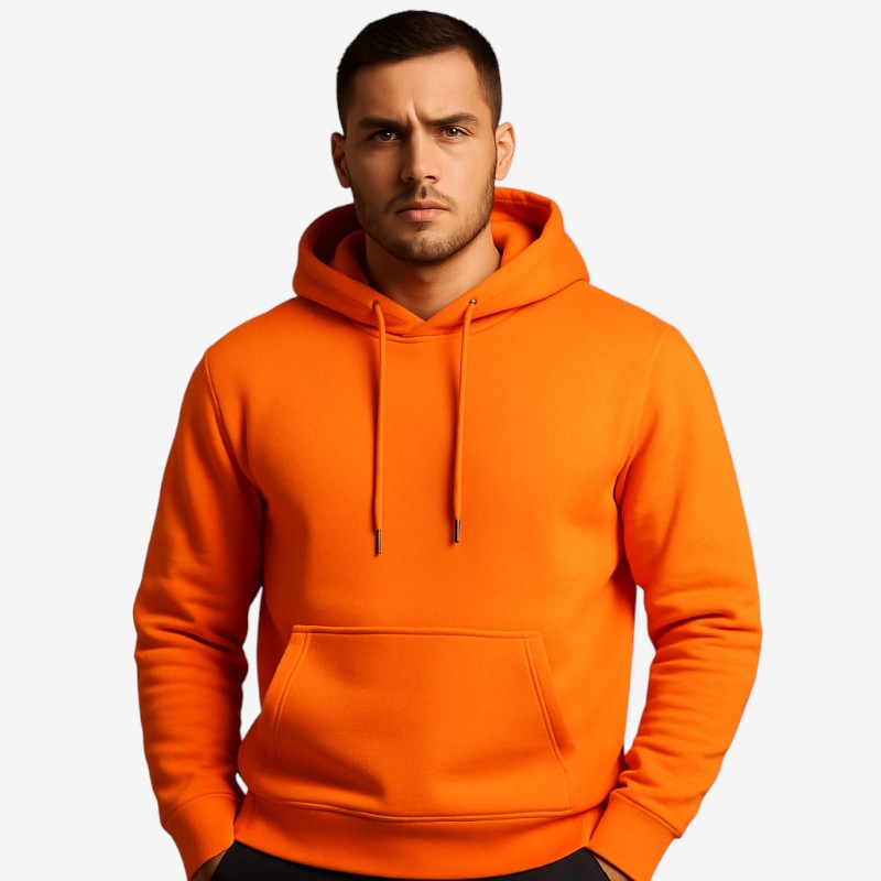 Jason - Lange Mouw Hoodie met Verstelbare Kap en Meerdere Zakjes