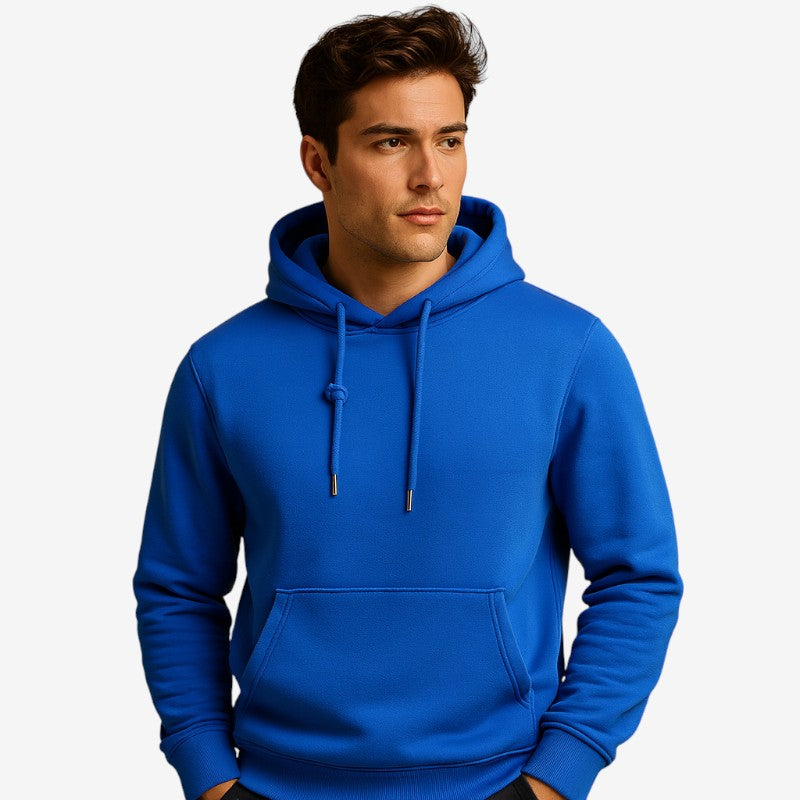 Jason - Lange Mouw Hoodie met Verstelbare Kap en Meerdere Zakjes