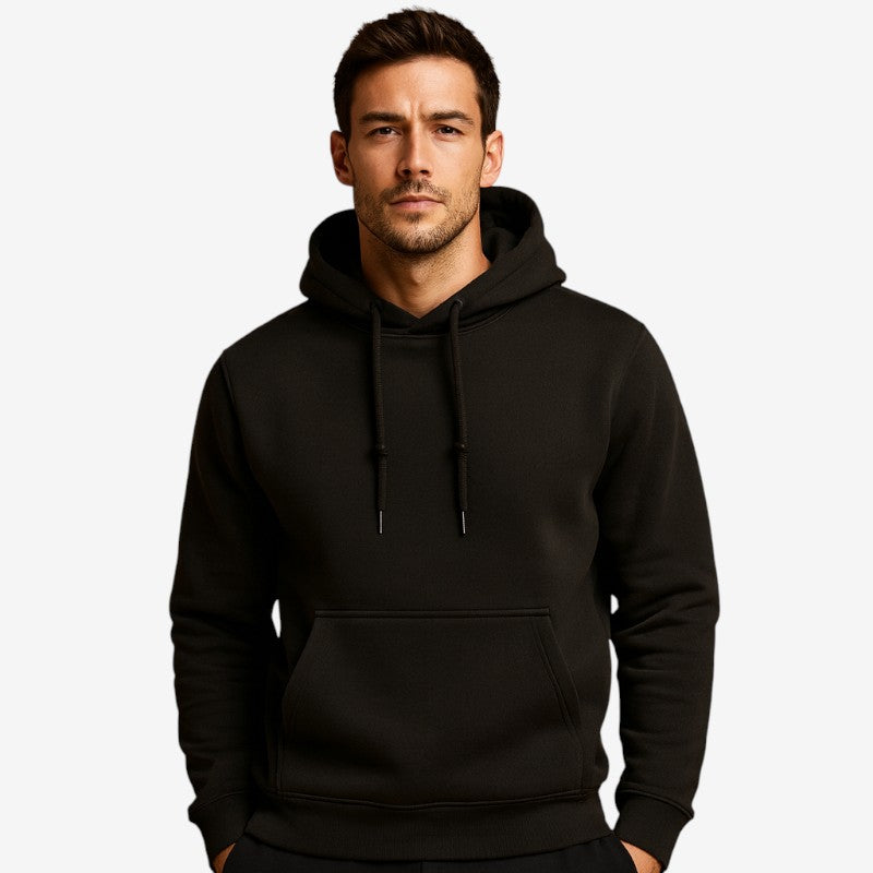 Jason - Lange Mouw Hoodie met Verstelbare Kap en Meerdere Zakjes