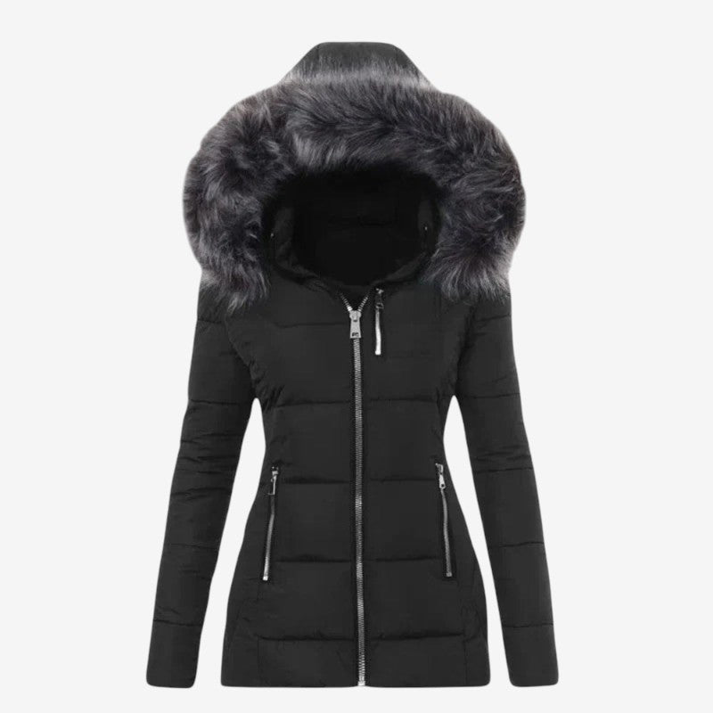 Luna – Jas met Lange Mouwen Capuchon en Ritssluiting