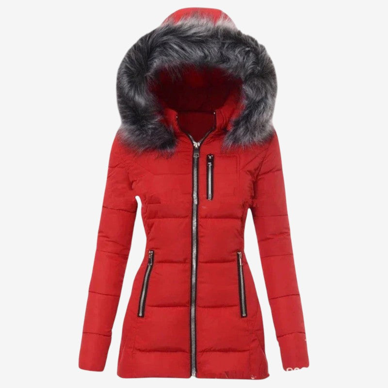 Luna – Jas met Lange Mouwen Capuchon en Ritssluiting