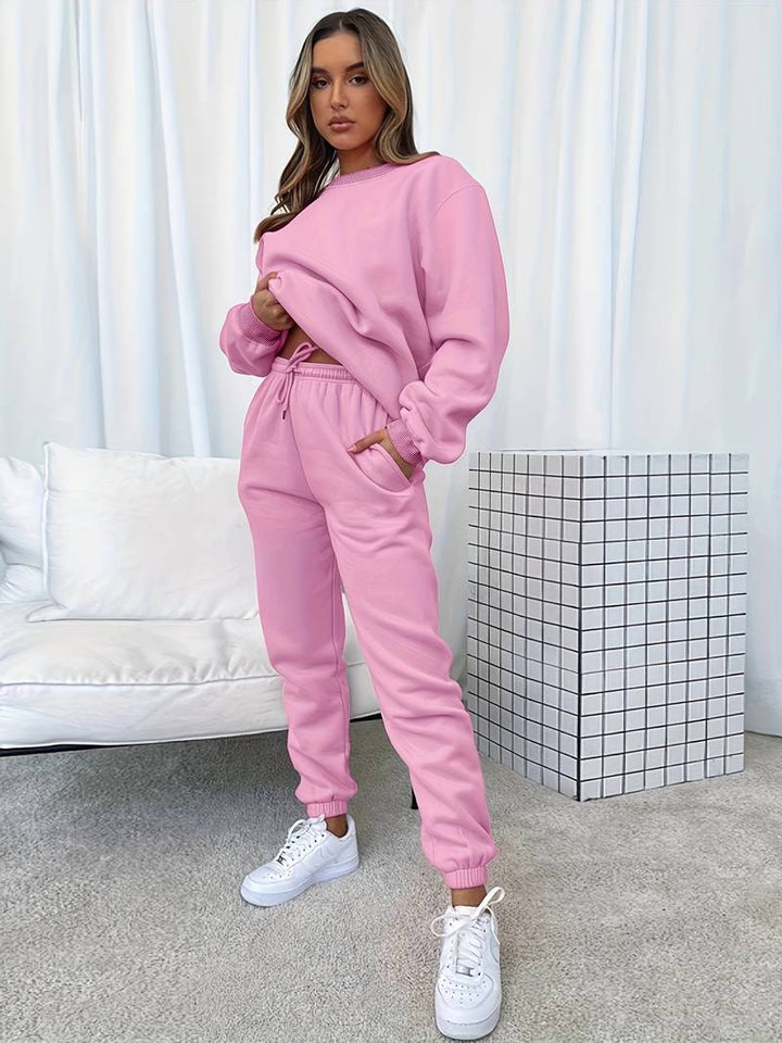 Dana - Elegante Sweater & Broek met Ronde Hals