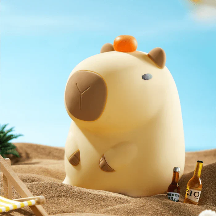 CapyGlow – Schattig capibara-nachtlampje voor kinderkamers met zachte, rustgevende gloed