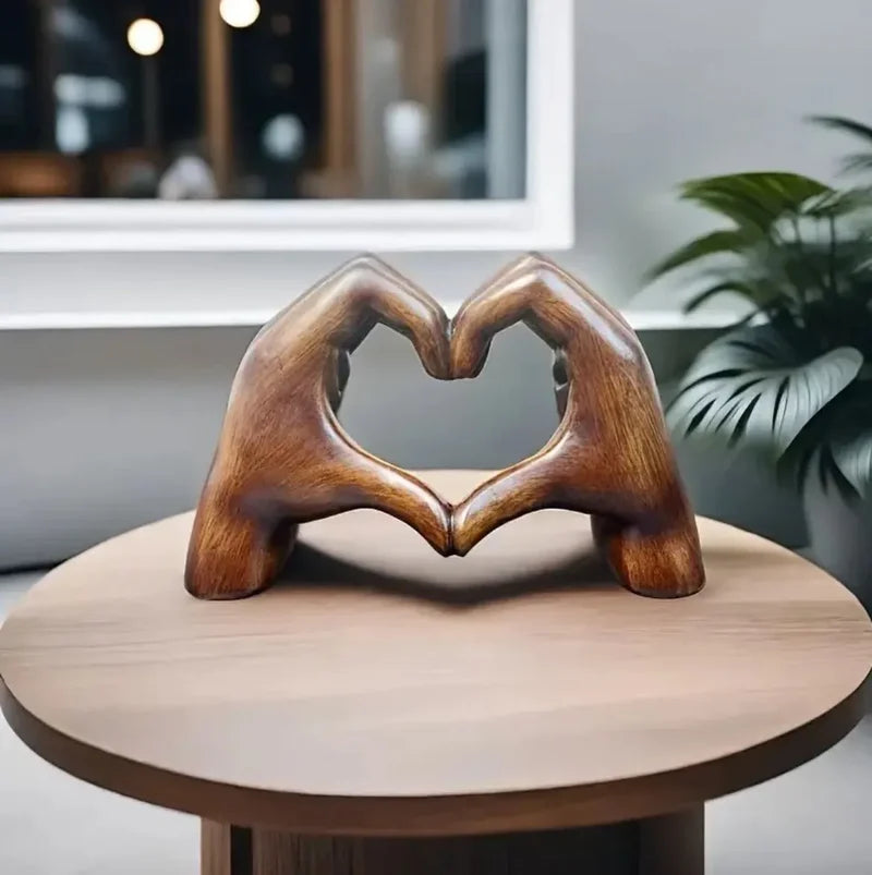 SoulGlow - Decoratief hartvormig beeldje met gepolijste afwerking