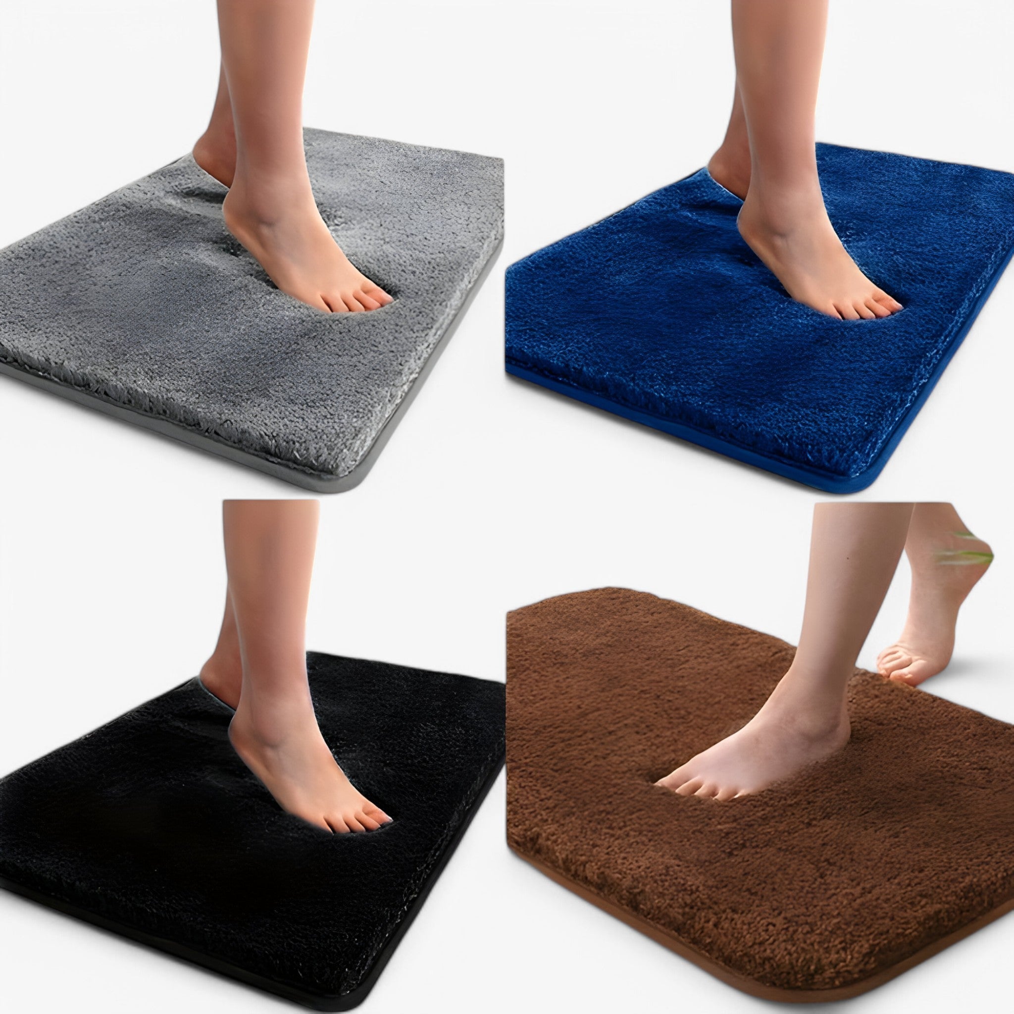 StepMate - Zachte badkamermat met anti-slip basis en verfijnd geometrisch patroonontwerp
