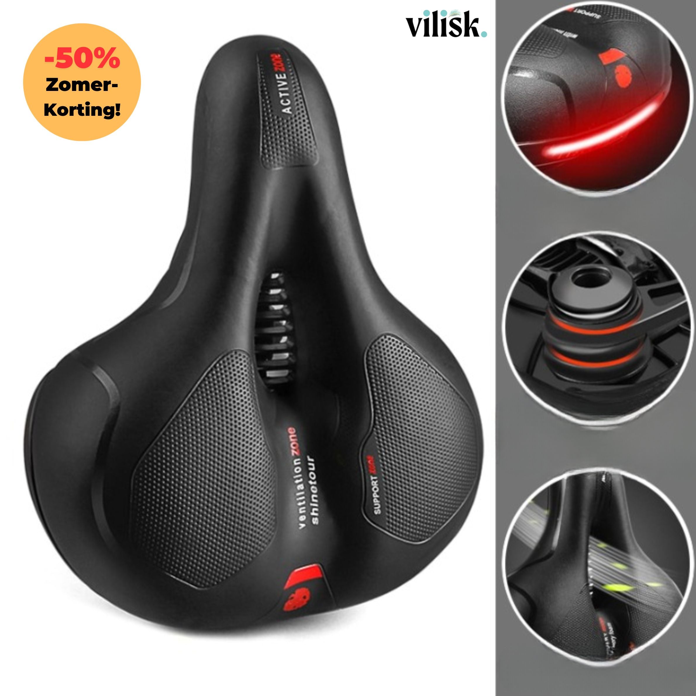 ErgoRide - Ergonomisch fietszadel voor comfort en houding