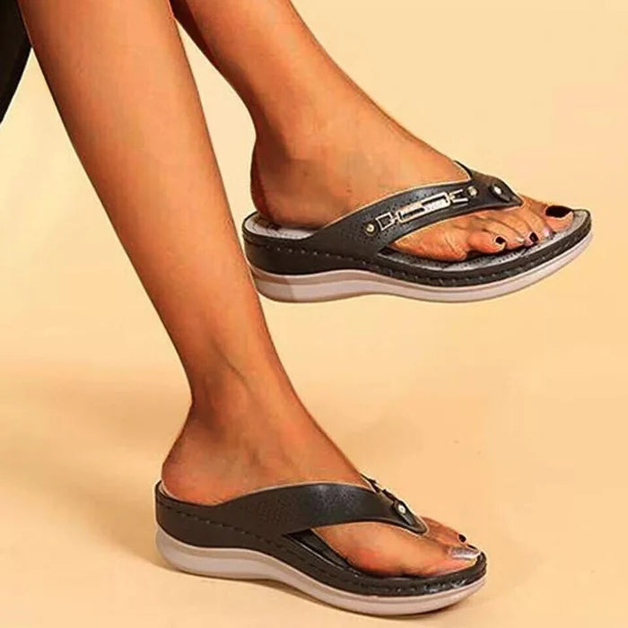 Alisa - Antislip teenslippers met ondersteunend comfort