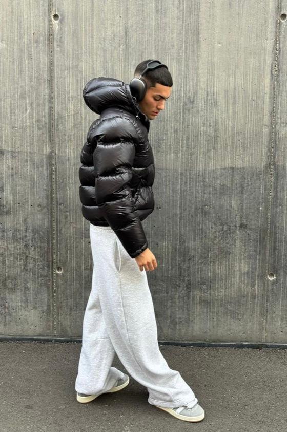Liam - Capuchon Puffer Jas met Voorkant Rits