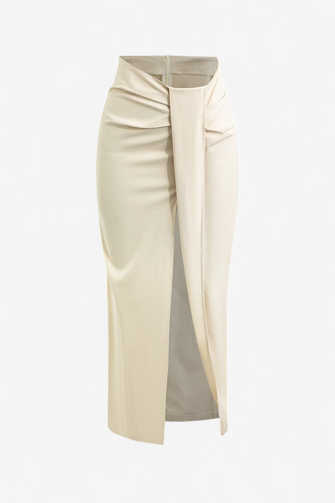 Isabella – Midi-rok met hoge taille en wikkelvoorkant
