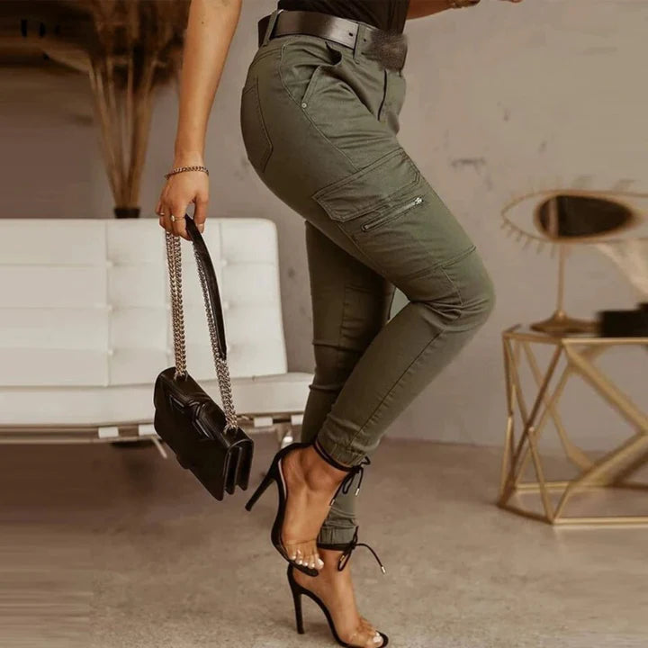 UrbanGlam™ - Dames Cargo Jeans