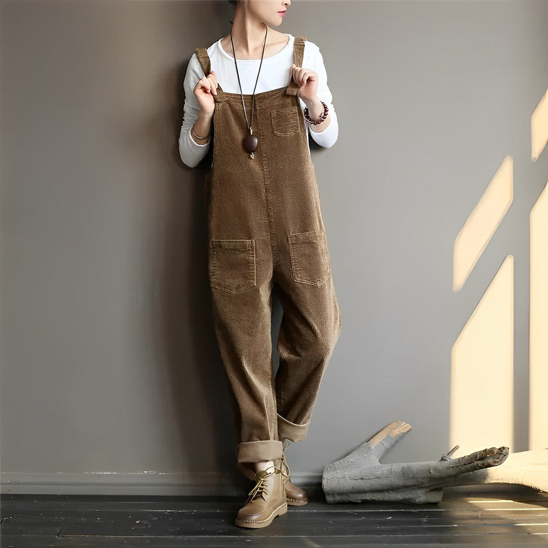 Nilia – Stijlvolle jumpsuit met een relaxte pasvorm en verstelbare tailleband
