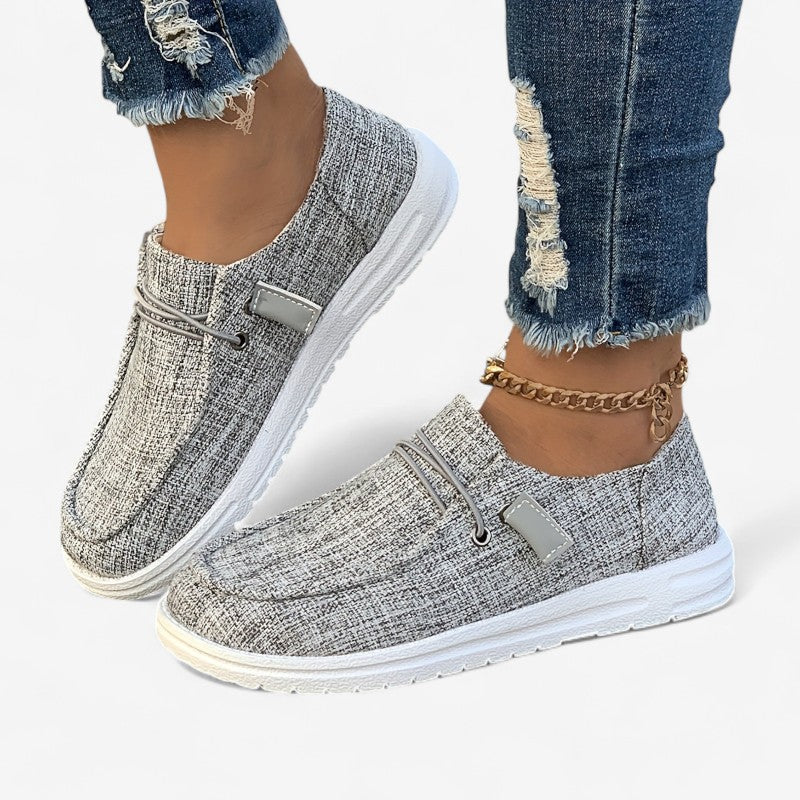 Sarah - Sneakers met Ronde Neus en Vetersluiting