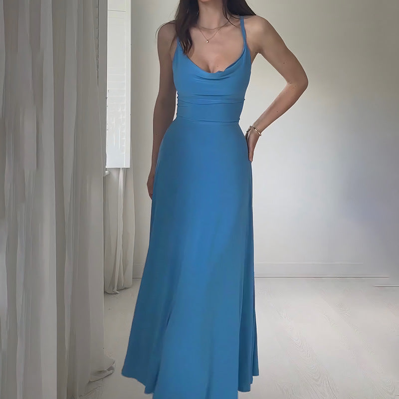 ChicSculpt™ - Rugloze Sling Maxi Jurk