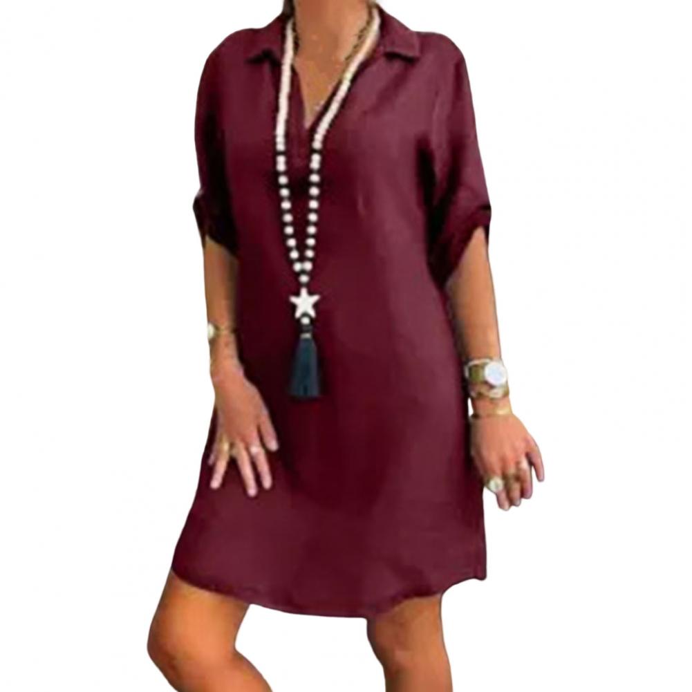 LuxeLinen™ - Moeiteloze Elegantie Jurk