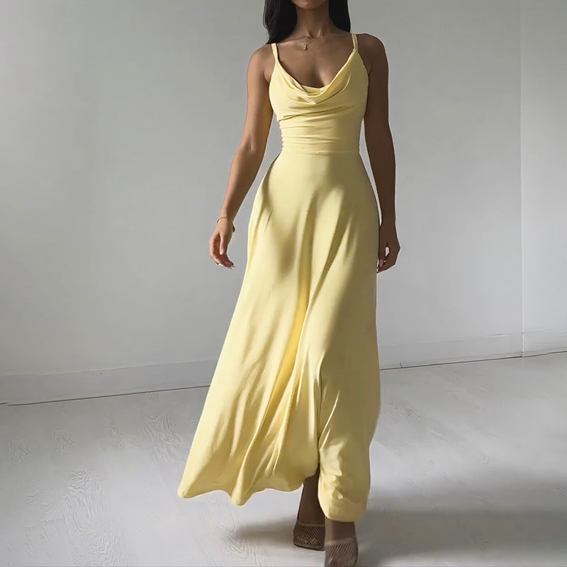 ChicSculpt™ - Rugloze Sling Maxi Jurk