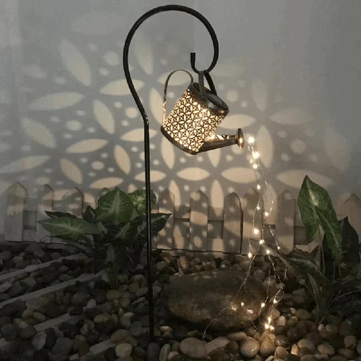 MistGlow - Solar tuinlamp met kalmerend regengeluid en automatisch aan/uit