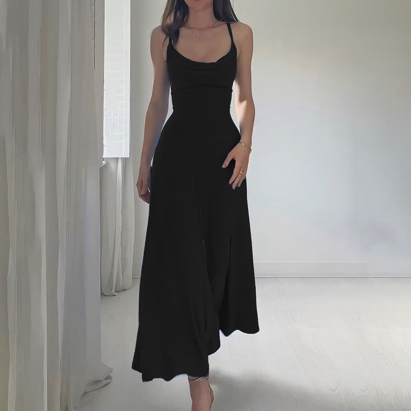 ChicSculpt™ - Rugloze Sling Maxi Jurk