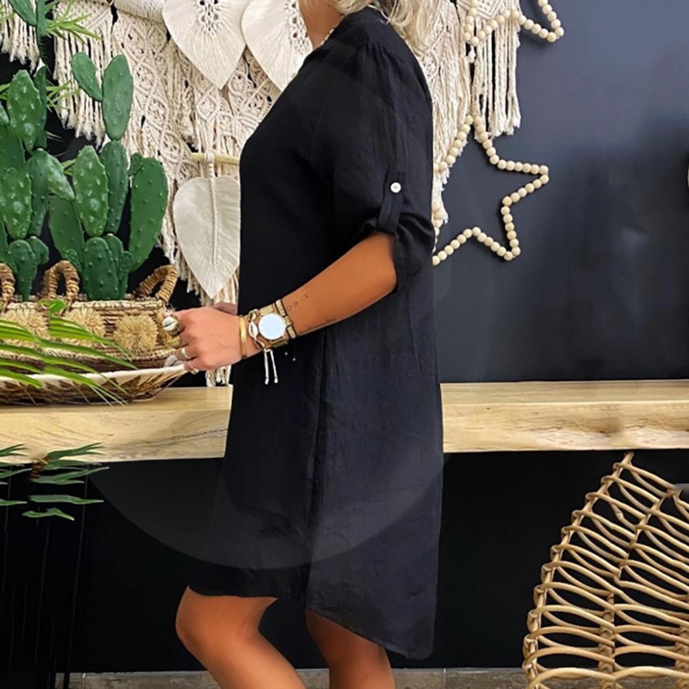 LuxeLinen™ - Moeiteloze Elegantie Jurk