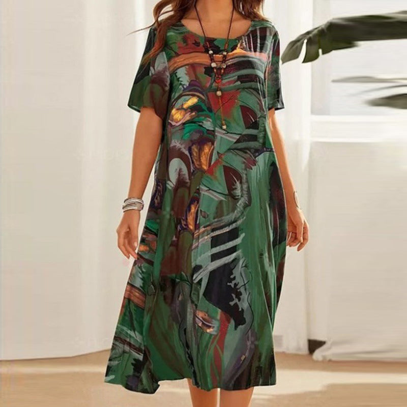 SwaySilk™ - Zomer Moderne Vrouwen Jurk