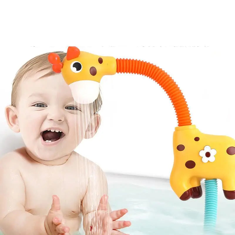 SoakSpray – Giraf badspeeltje met waterspray en lichtelementen