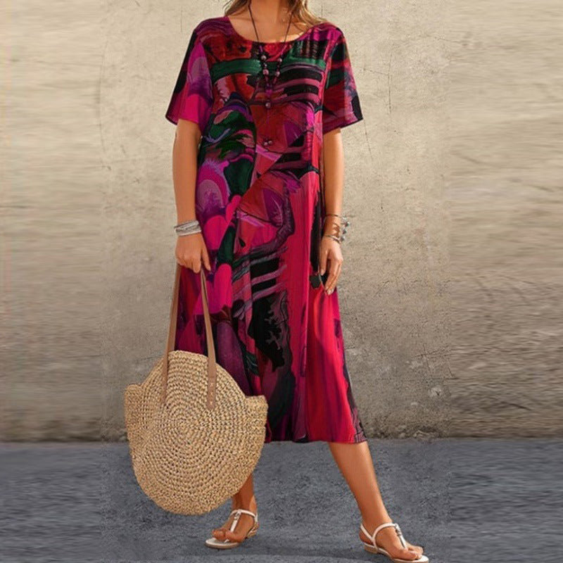 SwaySilk™ - Zomer Moderne Vrouwen Jurk