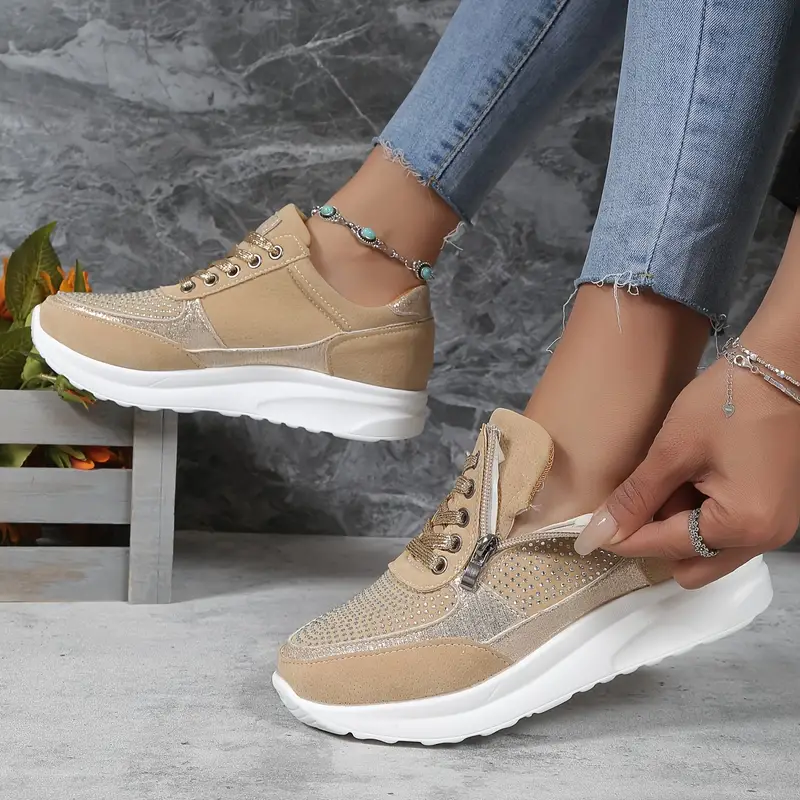 Emma - Duurzame Sneakers met Zipp-sluiting