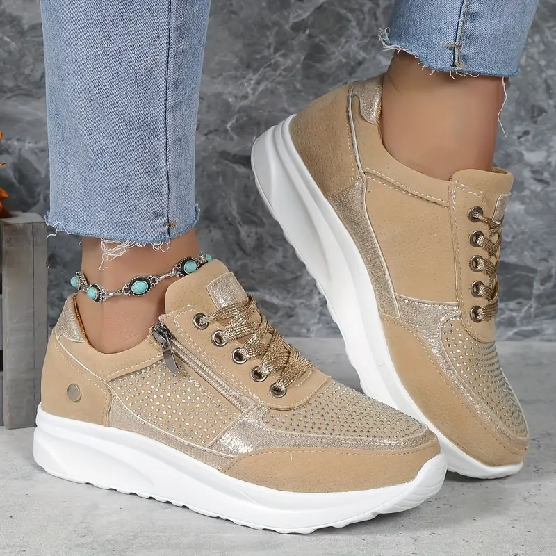 Emma - Duurzame Sneakers met Zipp-sluiting