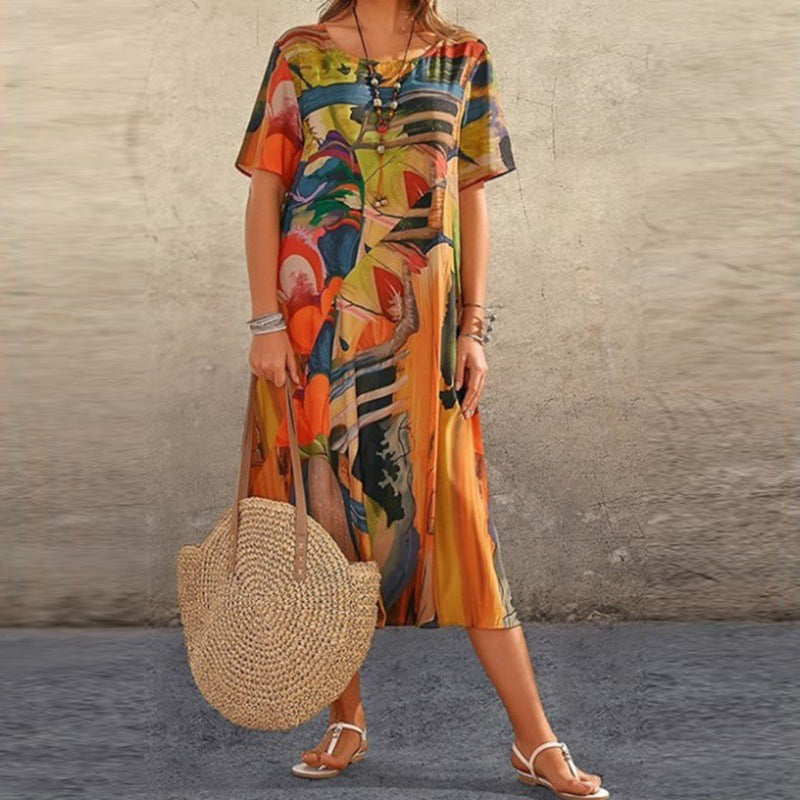 SwaySilk™ - Zomer Moderne Vrouwen Jurk