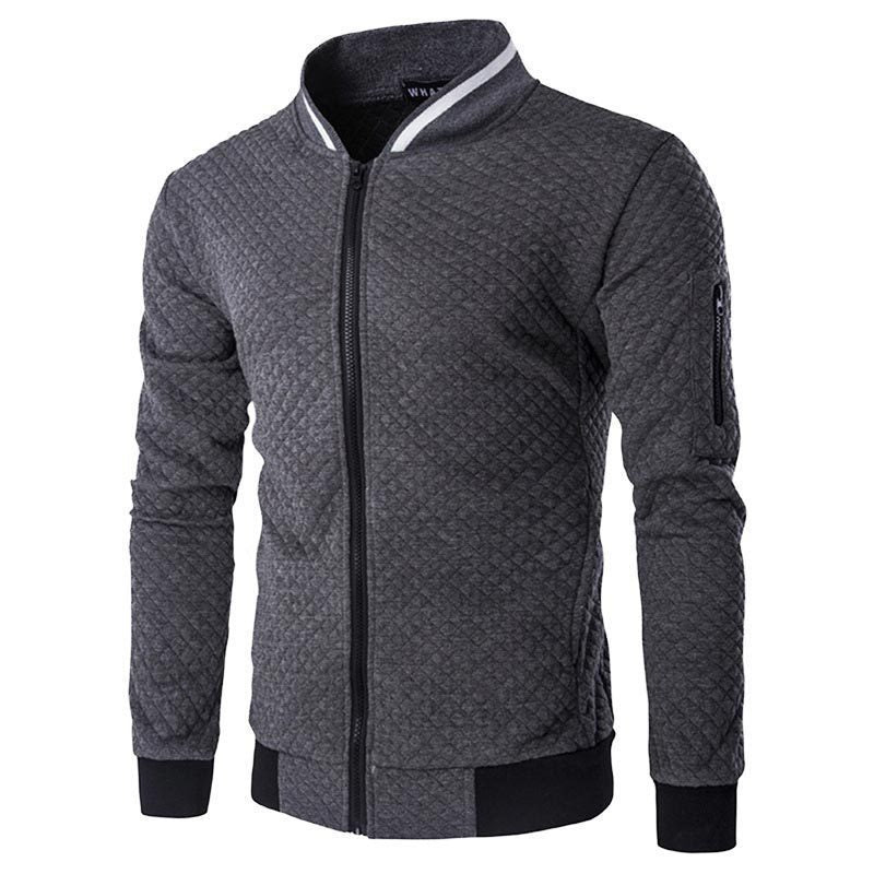 Franz - Slank model Bomberjack met lange mouwen en rits