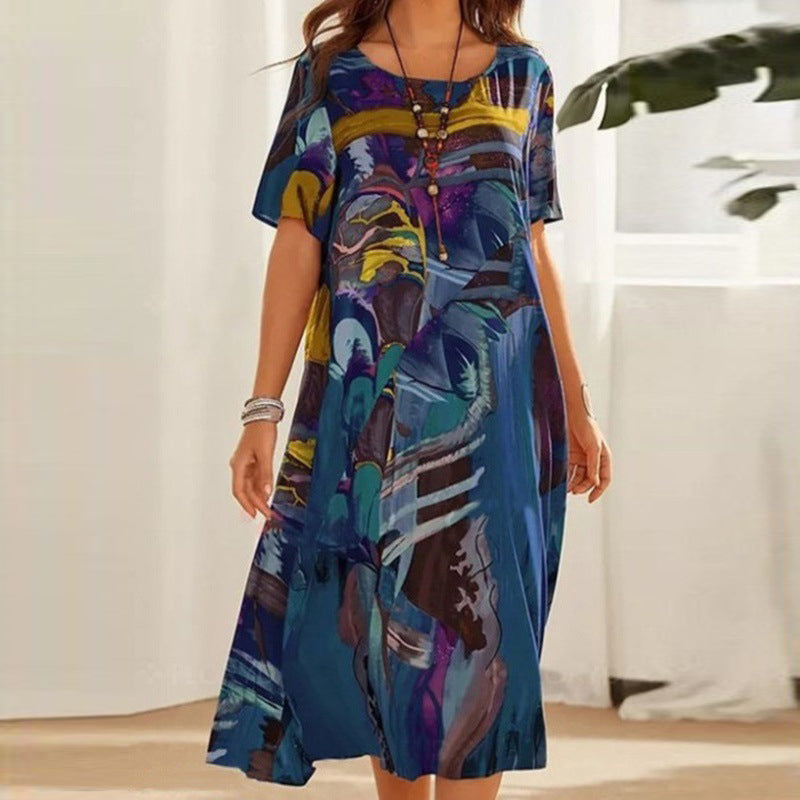 SwaySilk™ - Zomer Moderne Vrouwen Jurk