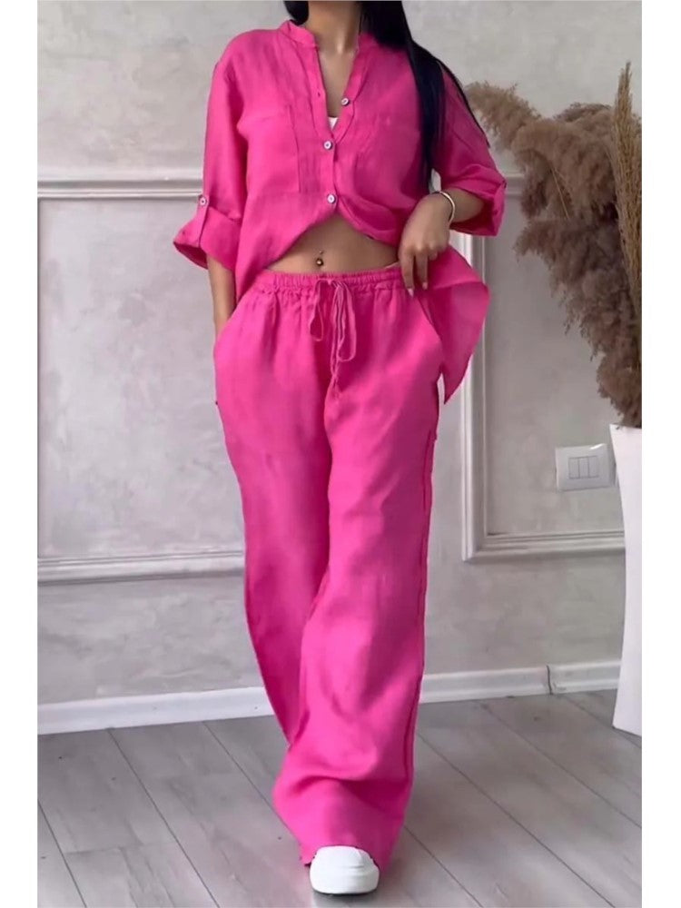 FusionChic™ - Stijlvolle Linnen JurkenSet | 1+1 Gratis