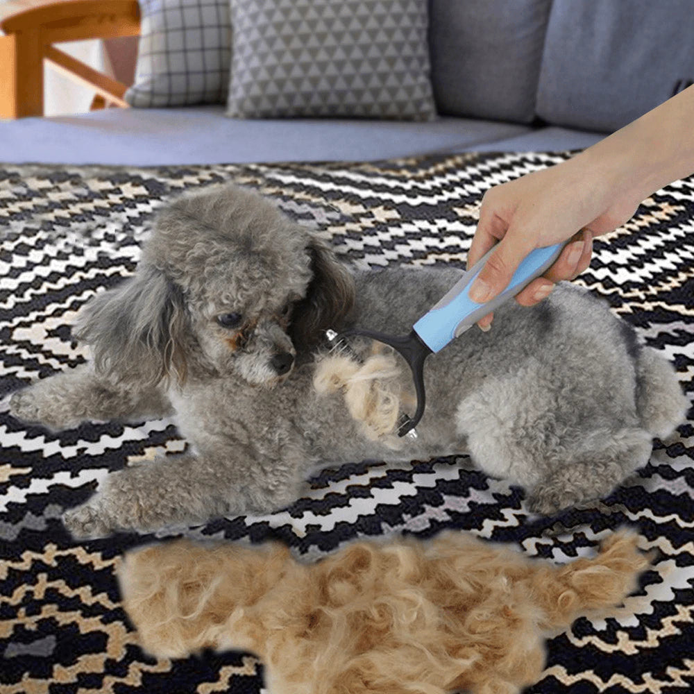 PetCare - Dubbelzijdig Huisdier Kam Hair Verhuizing  met stijlvol design