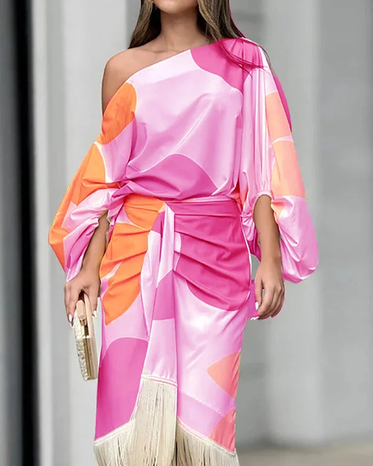 PrintGlam™ - Casual Set Met Afdrukken