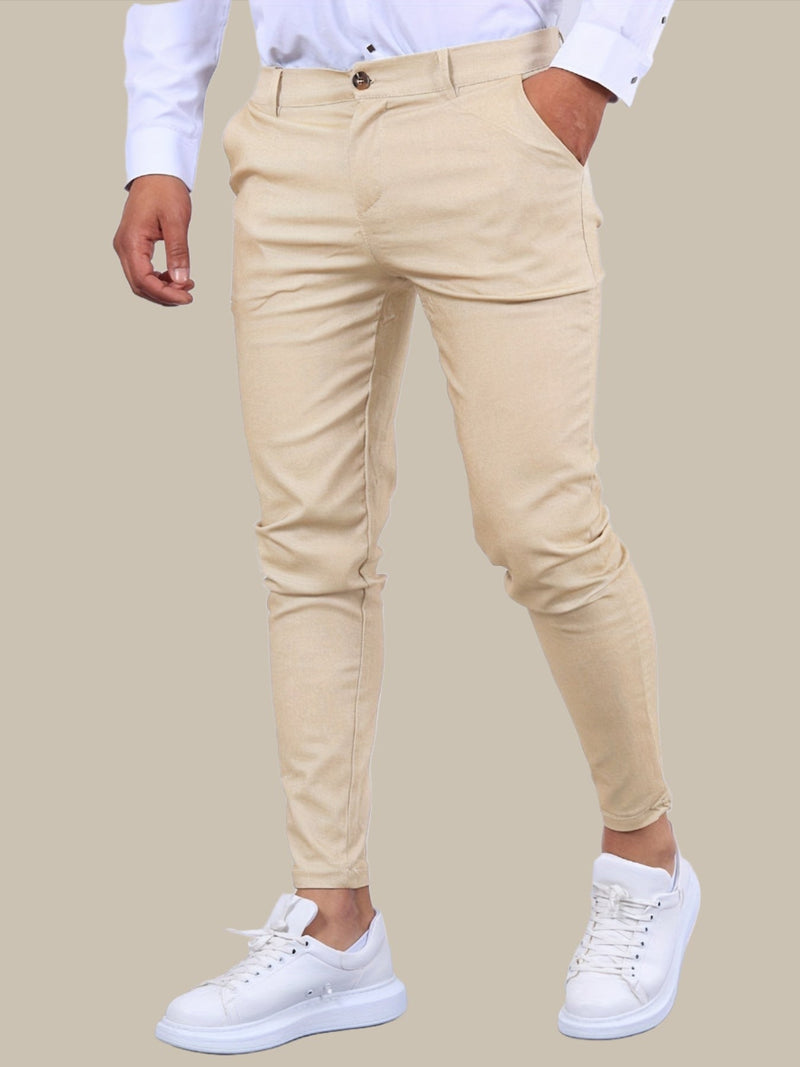 Henry - Slim-Fit broek met zijzakken