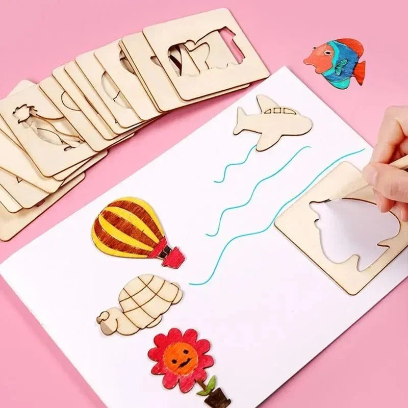 ShapeCrafter – Tekening stencil set met diverse sjablonen voor creatief schetsen