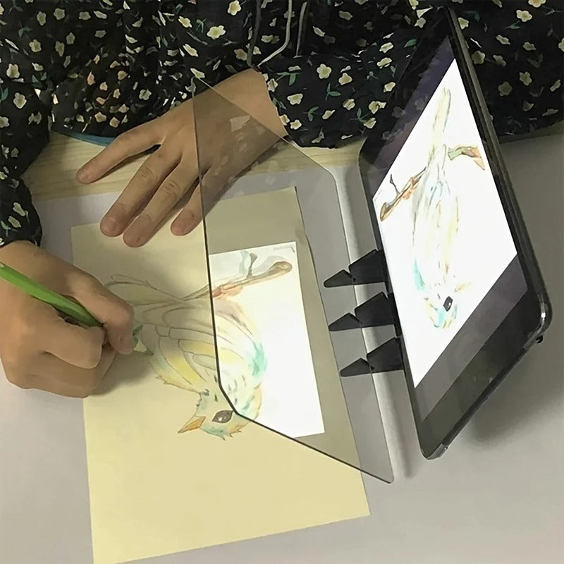 BrightSketch – Compacte tekenprojector met traceerlens en verstelbare voet