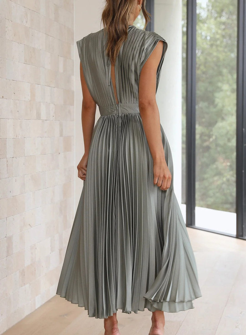 Leonie - Elegante Maxi jurk met V-hals