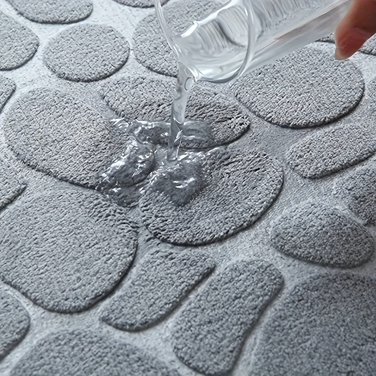 SafeStep - Stijlvolle antislip rechthoekige badmat met zachte, absorberende textuur