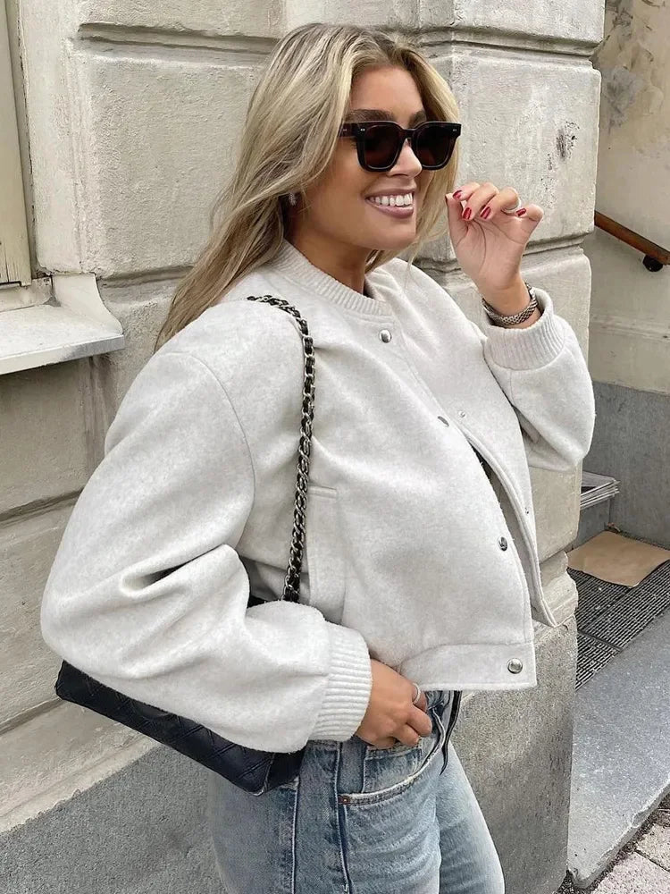 Evelien - Knoopsluiting Bomberjack